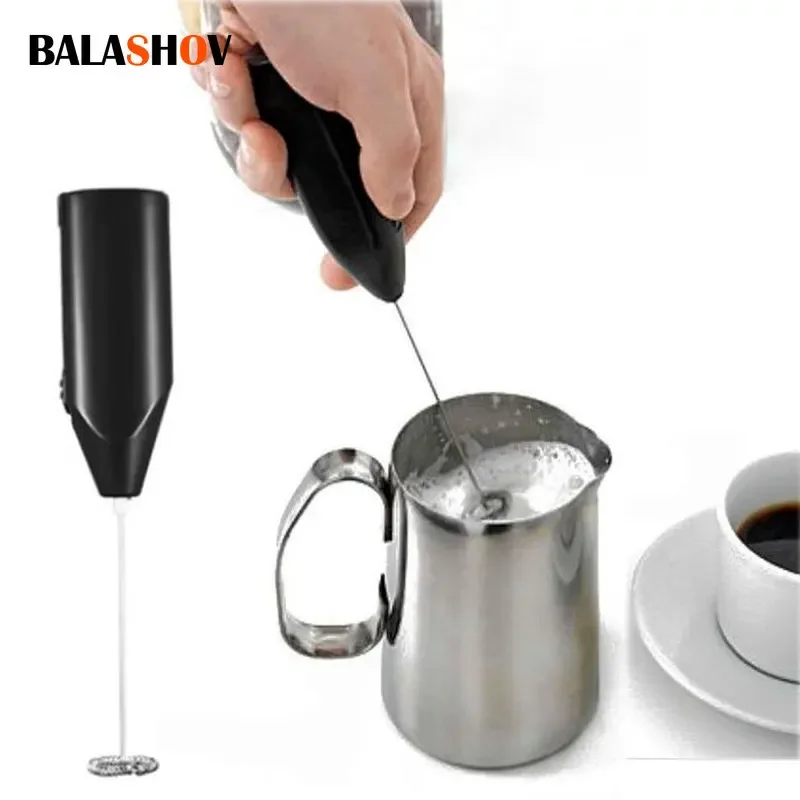 

New Stainless Steel Egg Beater Handheld Blender Milk Foamer Fashion Milk Drink Coffee Whisk Mixer Baking Accessories Kitchen Too