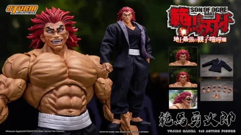 in Stock 100% Original Storm Collectibles Yujiro Hanma 1/6 Scale Baki Son of Ogre Action Figure KIBK08