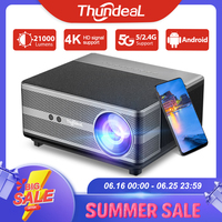 ThundeaL Full HD 1080P Projector TD98 WiFi LED 2K 4K Video Movie Beam TD98W Android Projector PK DLP Home Theater Cinema Beamer