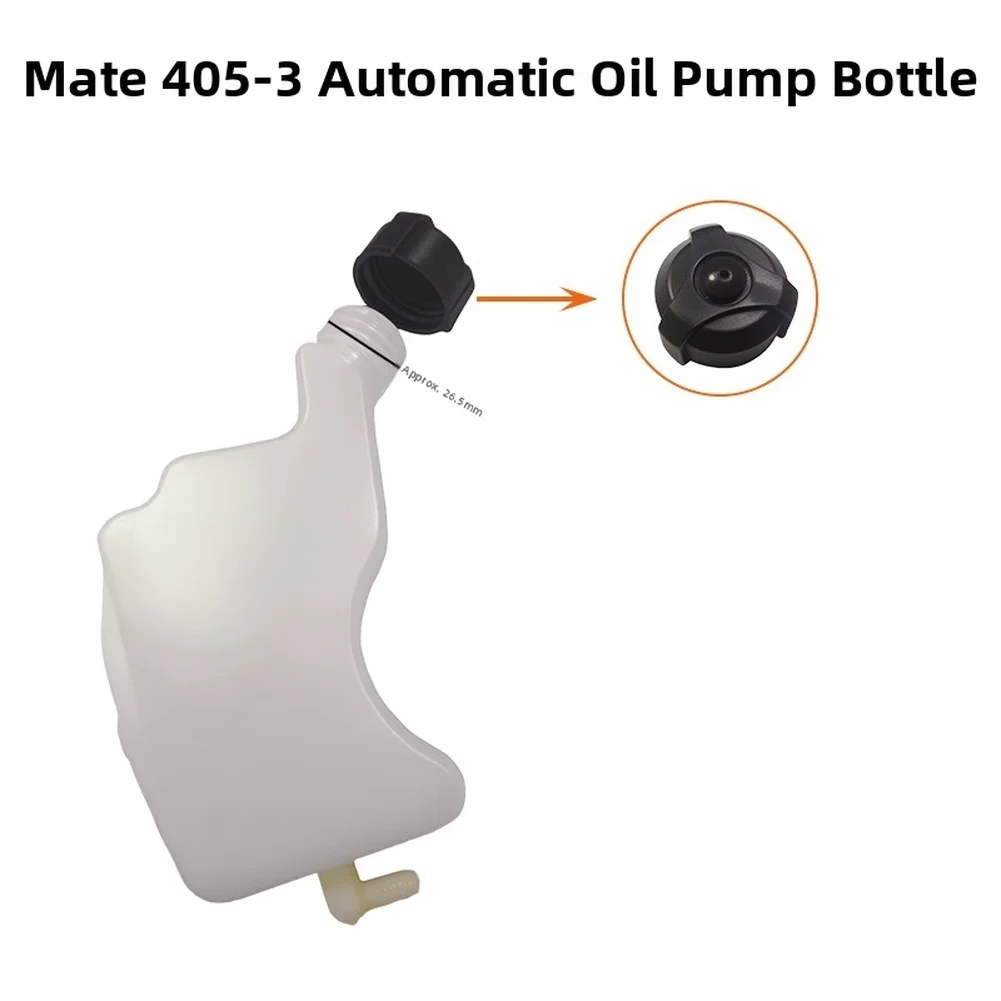 Plastic Oil Container with Automatic Pump Integration for MATE 405-3 For Electric Chainsaw Lubrication Support