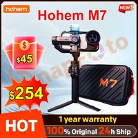 Hohem M7-iSteady-M7 Gimbal Stabilizer for-iPhone & Android, 3-Axis Phone Gimbal, AI Tracking Sensor with Fi