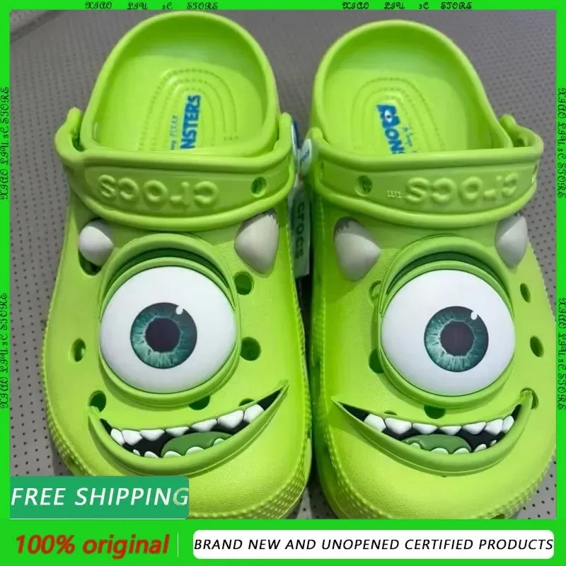 

Monsters Inc Mike Wazowski Anti-Slip Outdoor Beach Sandals Breathable Comfortable Casual Shoes for Men And Women with Holes