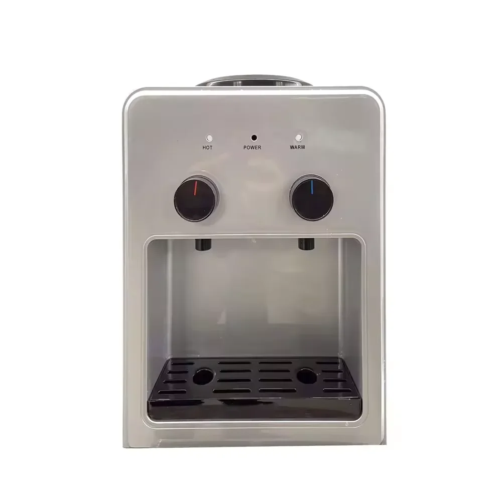 

#Durable plastic desktop water dispensers for household and hotel use, with electric cooling system for hot and cold water