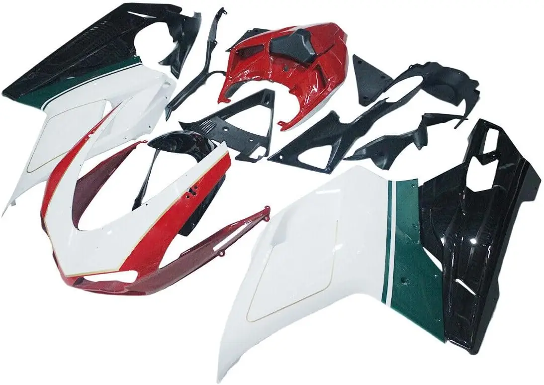 ABS Plastic Fairing Kit Fit For Ducati 1098/848/1198 2007 2008 2009 2010 2011 2012 1098s 848s 1198s 07 08 09 10 11 12 Injection