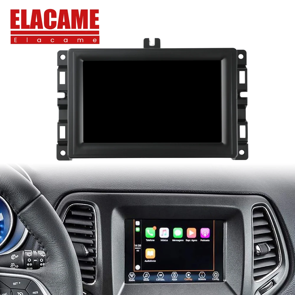 

TDO-WXGA0700K00033-V2 TDO-WXGA0700K00057-V1 7-дюймовый ЖК-дисплей с сенсорным экраном, радиодисплей, навигация для JEEP Compass 2017-2022 Запчасти