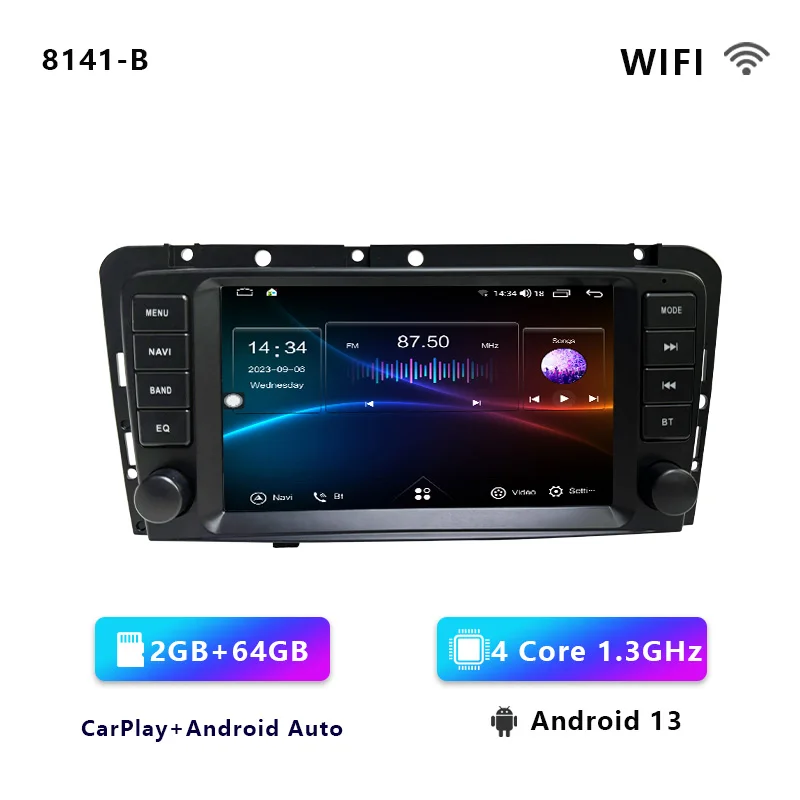 CHSTEK Autoradio Carplay Android 13 Voor Volvo XC70 V70 S60 S40 V40 2005 2006 2007 2008 2009 Multimedia Stereo Navigatie WIFI 4G