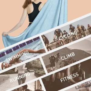 Khăn thể dục dụng cụ khô nhanh, ion bạc, chất xơ hấp thụ không mùi 8 Khăn phòng tập thể dục bán hàng chính - 1