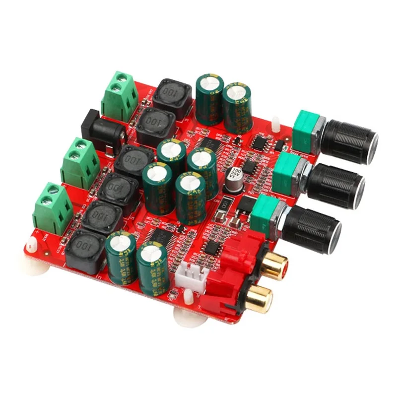 TPA3118 stereo digital power amplifier board 2.1 channel 2 * 30W + 60W subwoofer speaker DC24V power amplifier board