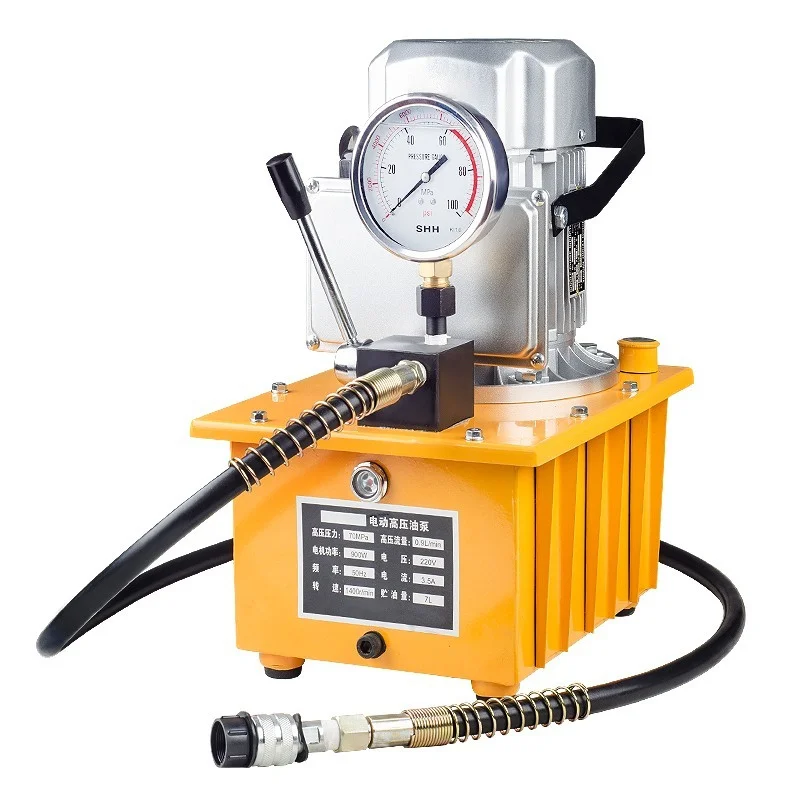 Electric Driven Hydraulic Pump Oil Pressure Pedal 750W Motor Pedal Solenoid Valve Control Mode  Portable High Pressure Oil Pump