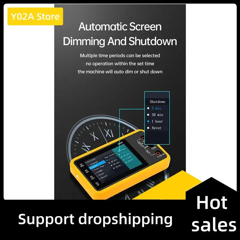 

Y02A DM40 Digital Oscilloscope Multimeter Signal Generator 3-In-1 50M Sample Rate Voltage Diode Handheld Automotive Tools