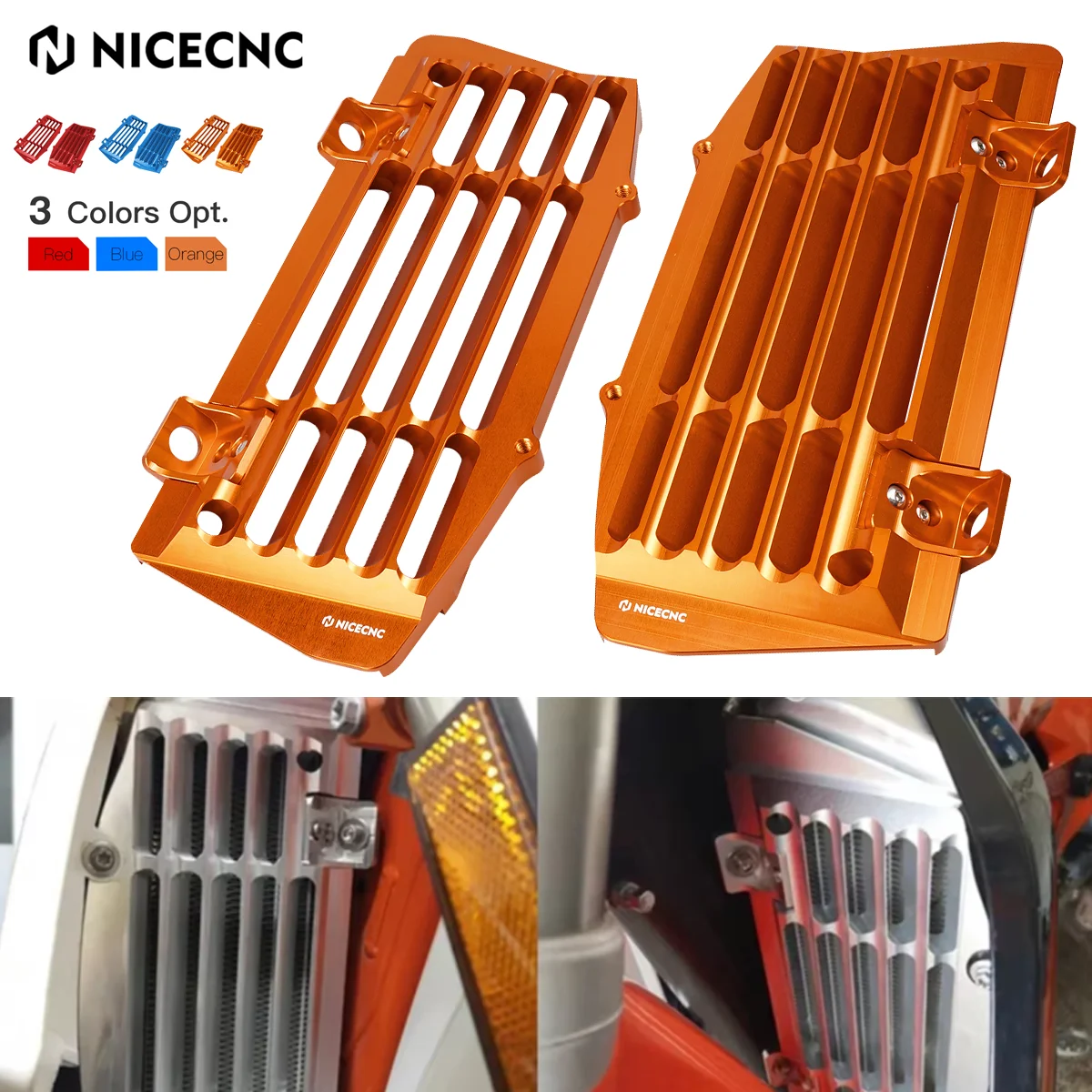 For 2023 KTM EXC 300 XCW XCFW EXCF 500 450 400 350 300 250 200 150 125 SX XC 2017-2022 NICECNC Radiator Grille Guard Protector