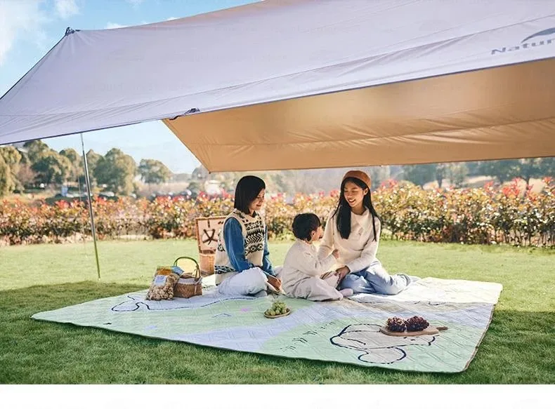 Naturehike Picknickdecke, Reise-Outdoor-Decke, bedruckt, wasserdicht, Campingdecke, große Picknickdecke für Parks mit Tragegriff für den Strand – Detail 18