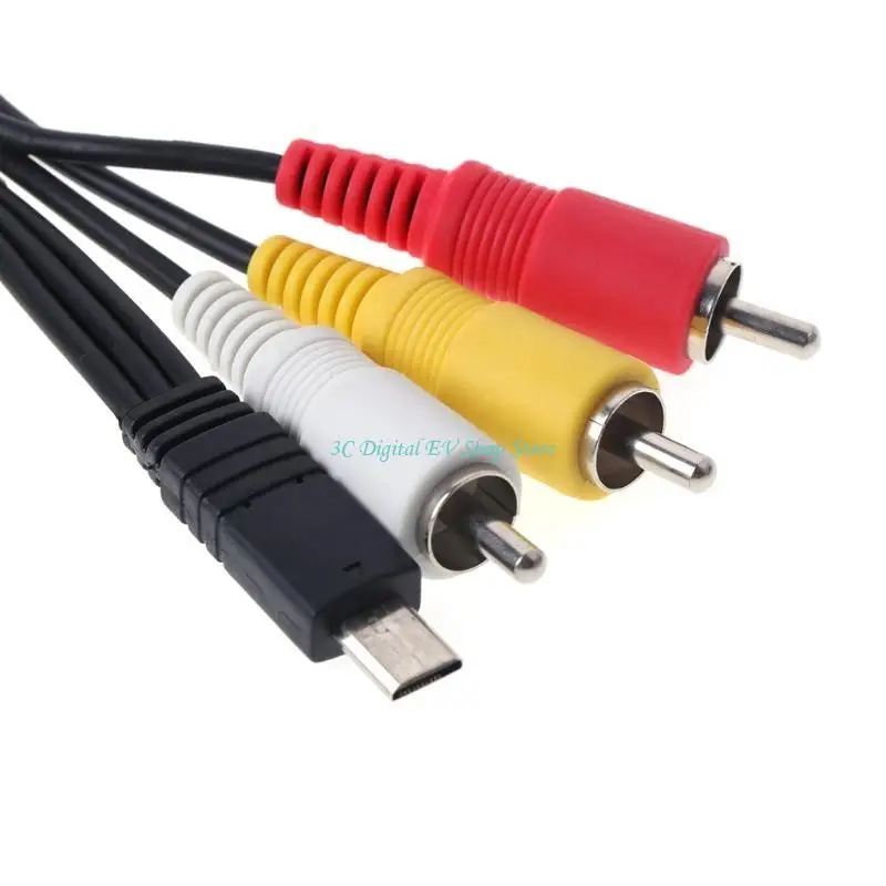 E74D AV Cable VMC-15MR2 RCA Terminal Cord for Handycam Camcorder Digital Camera