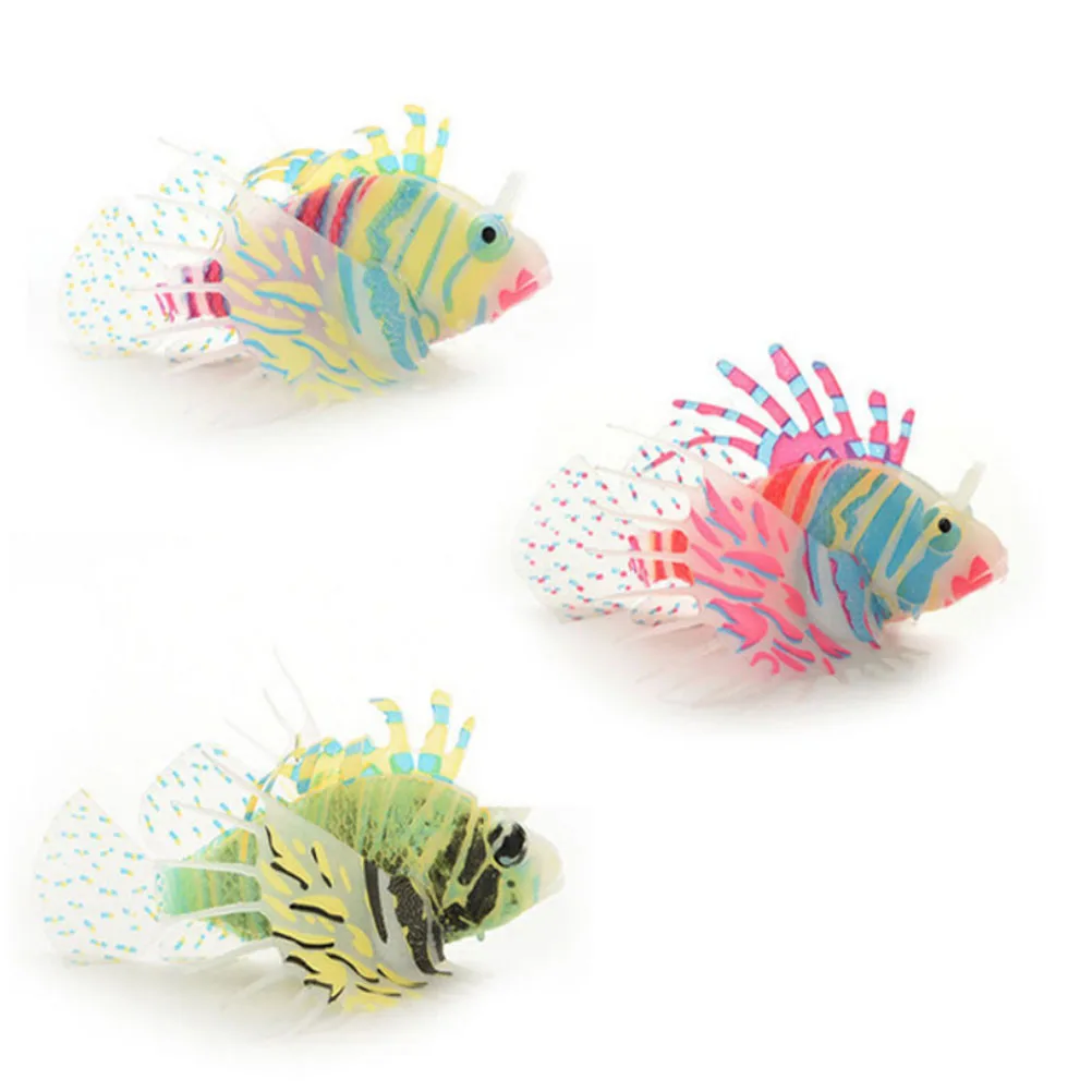 

Artificial Snailfish Coral Lionfish Decor Durable Eco Friendly Aquarium Fish Tank Decoration Realistic Ceramic Base Aquatic