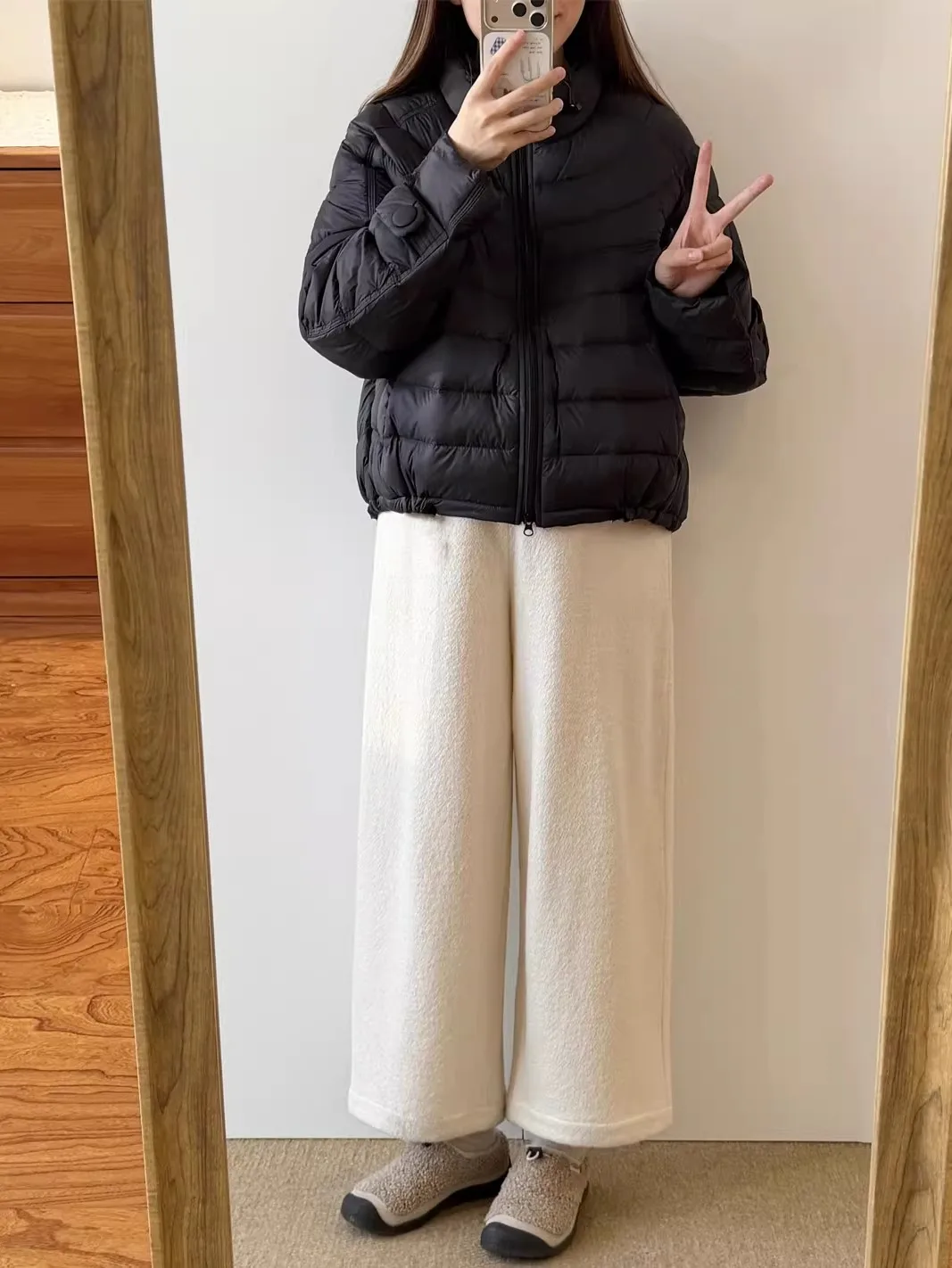 

Черная модная хлопковая куртка для женщин, зимняя, новый стиль, корейский дизайн, с воротником-стойкой, универсальная, повседневная, теплая верхняя одежда, трендовая