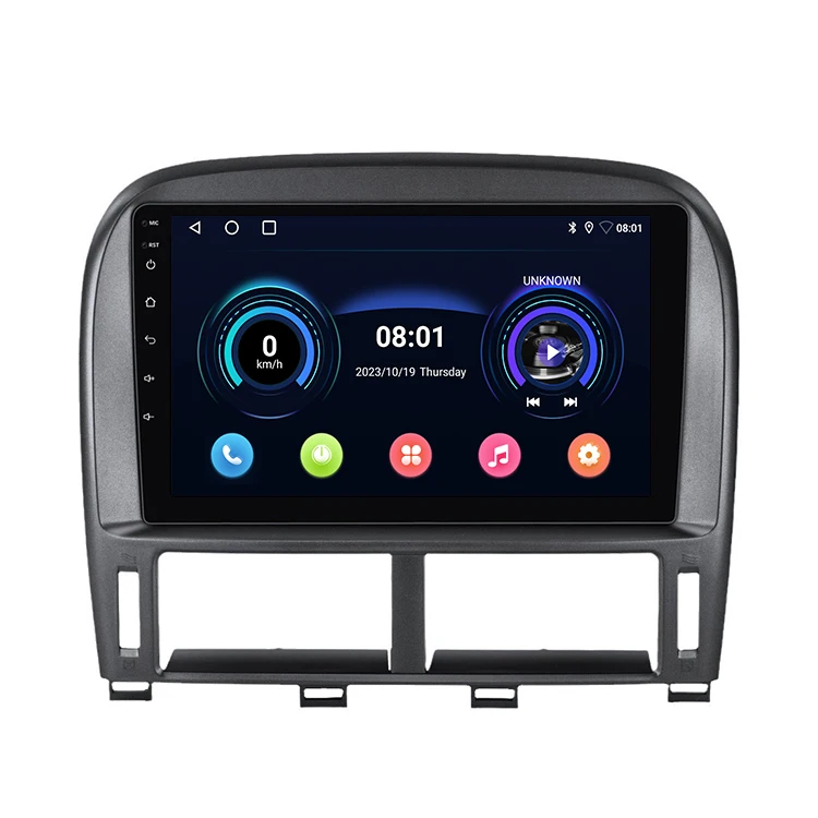 

9 Inch Android GPS Audio WIFI Carplay DSP Stereo Car Multimedia Player Radio For Lexus LS430 High-end 1999~2006 Celsior