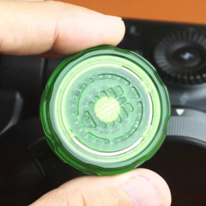 Stress Relief EDC Fidget Spinner Anti Stress Magnetic Push Coin Anxiety Reduce Mechanical Slider Push Card Mens Birthday Gift