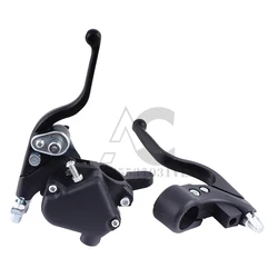 Alloy 7/8'' Right Dual Dual Minimoto Left Handle Brake Lever For 47cc 49cc Pocket Dirt Bike Gas Scooter ATV Quad Mini Moto