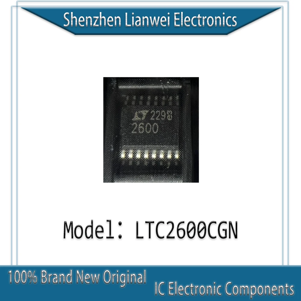 

100% New Original LTC2600 LTC2600CGN 2600 IC Chipset SSOP-16