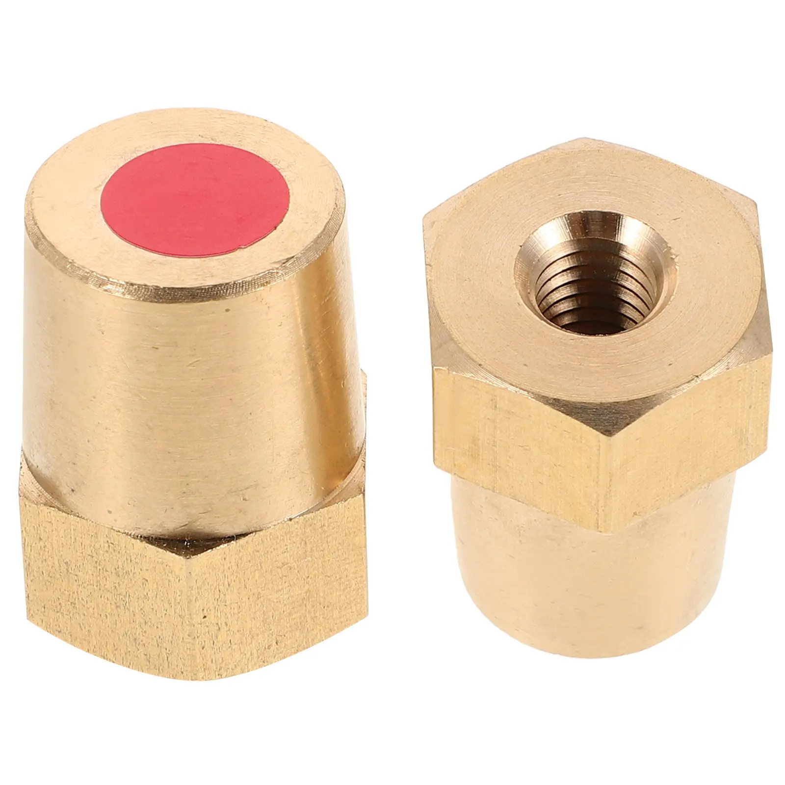 

Universal 8Mm Female Thread Brass Terminal Post Adapter for Car Truck Charging Heavy Duty Corrosion Resistant