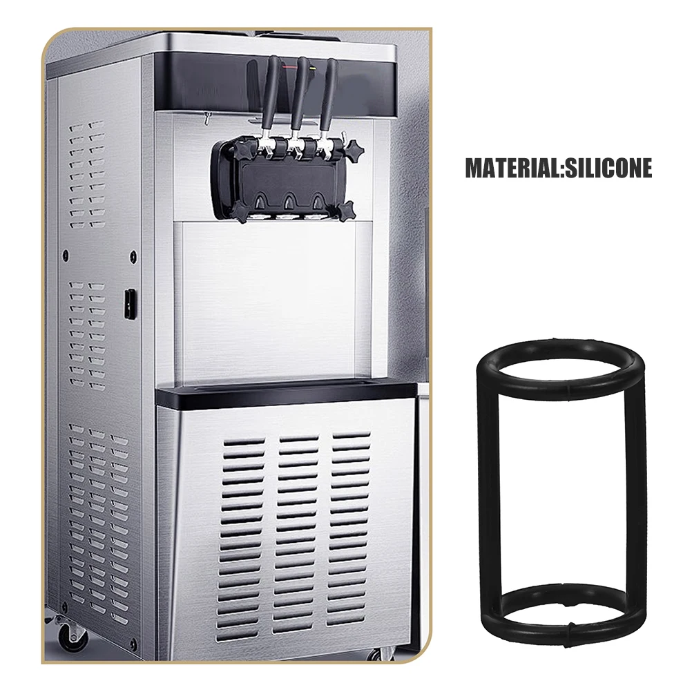 3 Pcs Sealing Valve Rod for Ice Cream Machine Parts Accessories Replacement Silica Gel Lasting Various