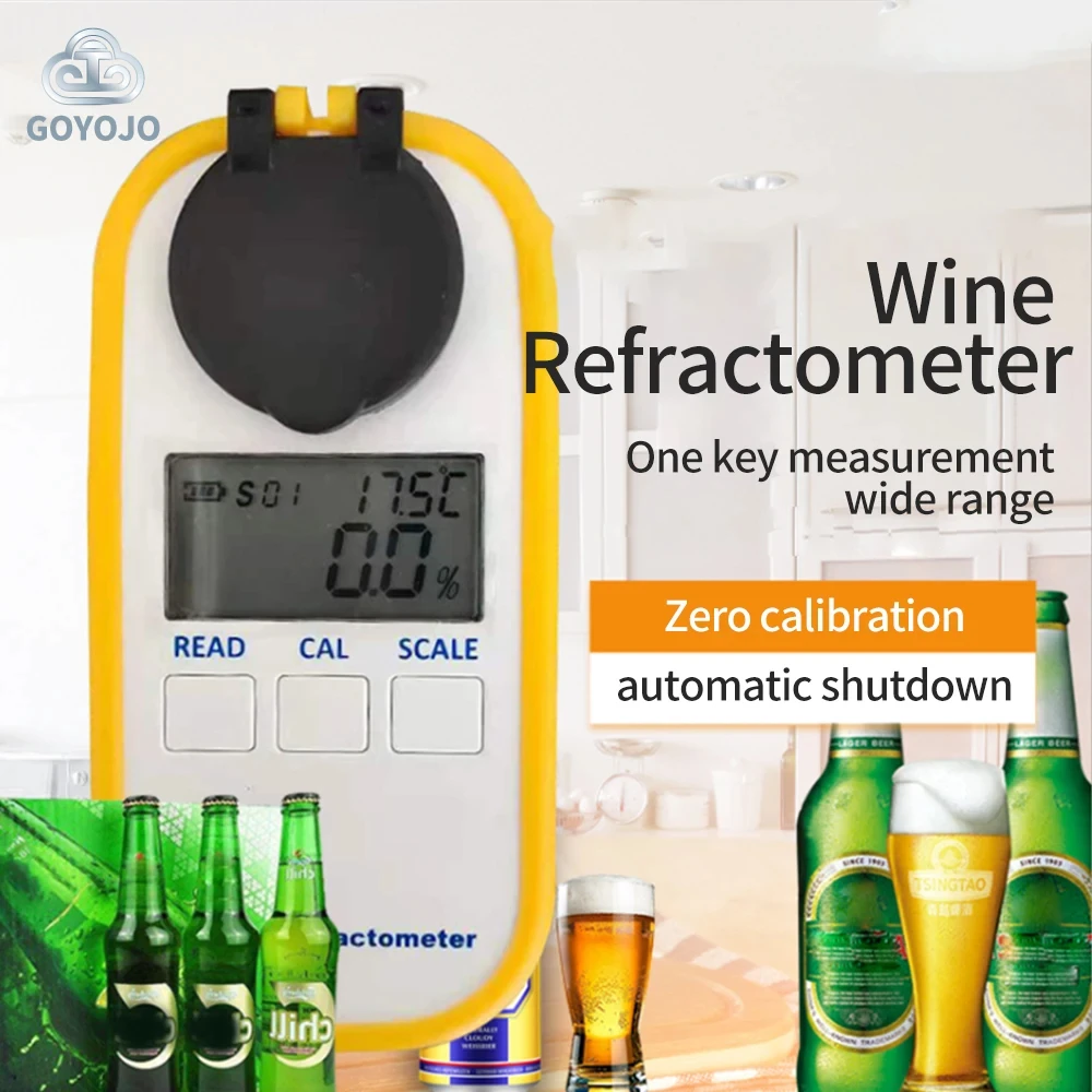 

401/402 Beer Digital Meter Electronic Homebrew Wine Test Wort Specific Gravity Tester Refraction Sugar