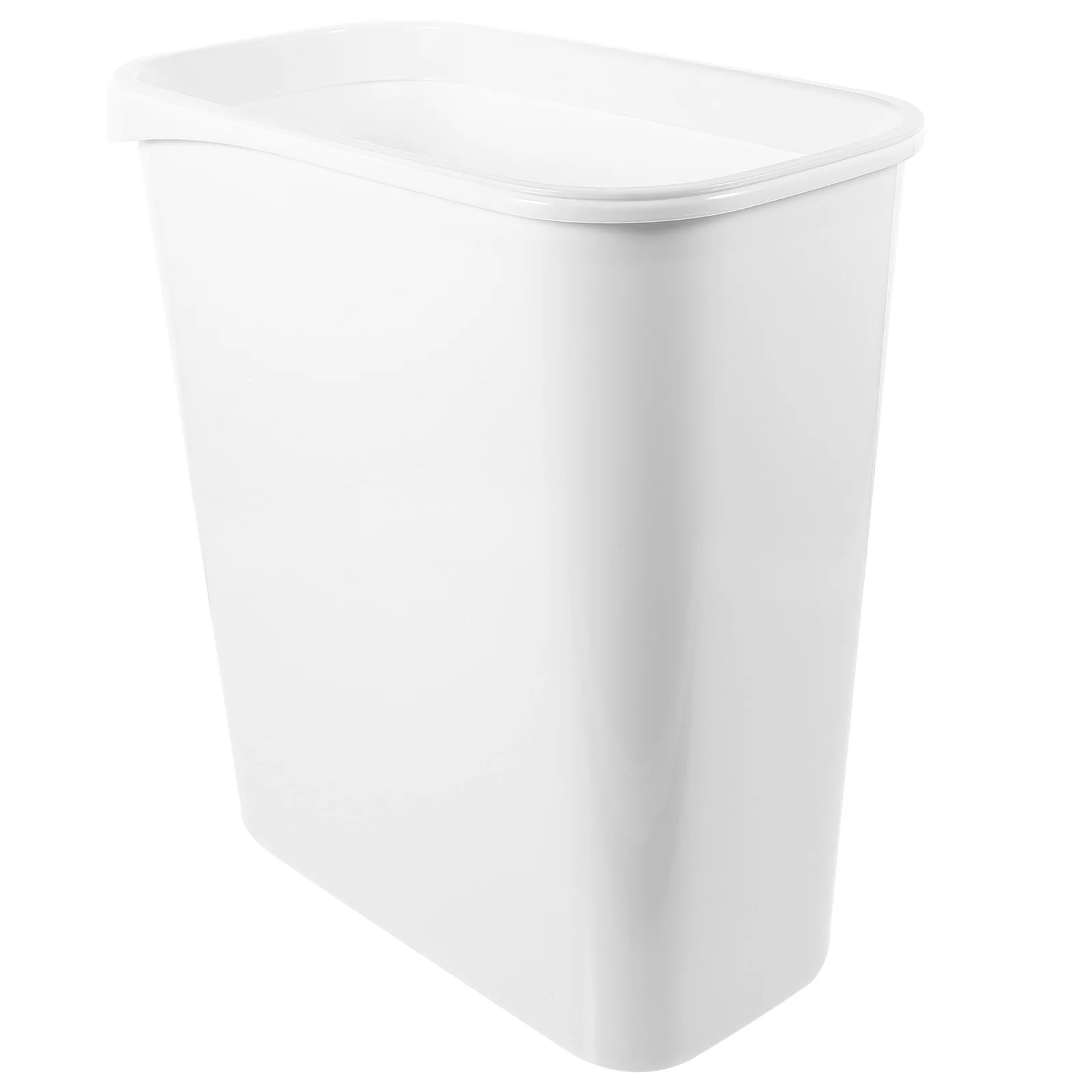 

Slim Corner Pressing Ring Trash Can Lidless Garbage Container Multi-Function Waste Basket for Kitchen Bathroom Office Home