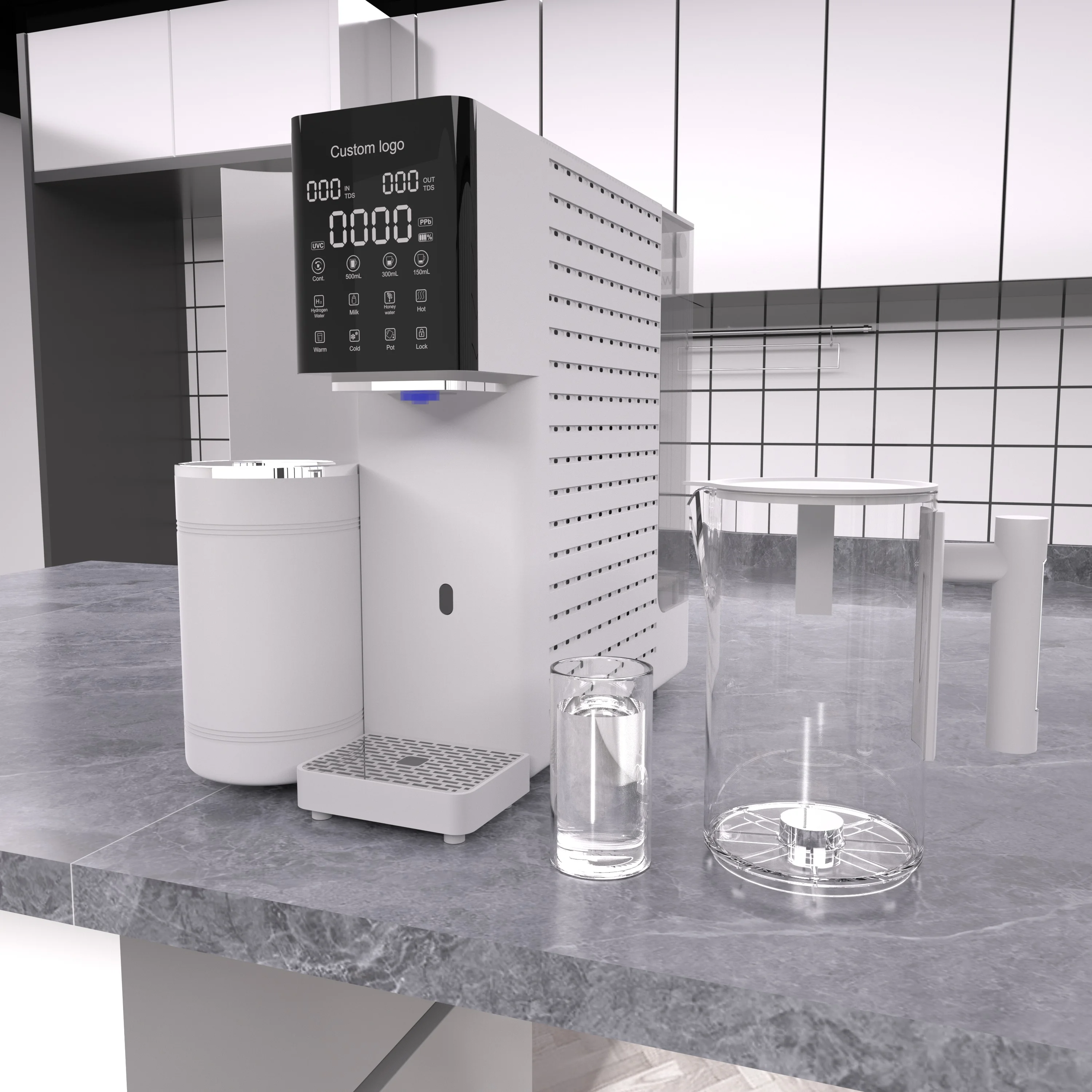 

Household Hydrogen Water Generators Hot and Cold Drink Filtration Smart Ro Water Filter Purifier System for Small Business