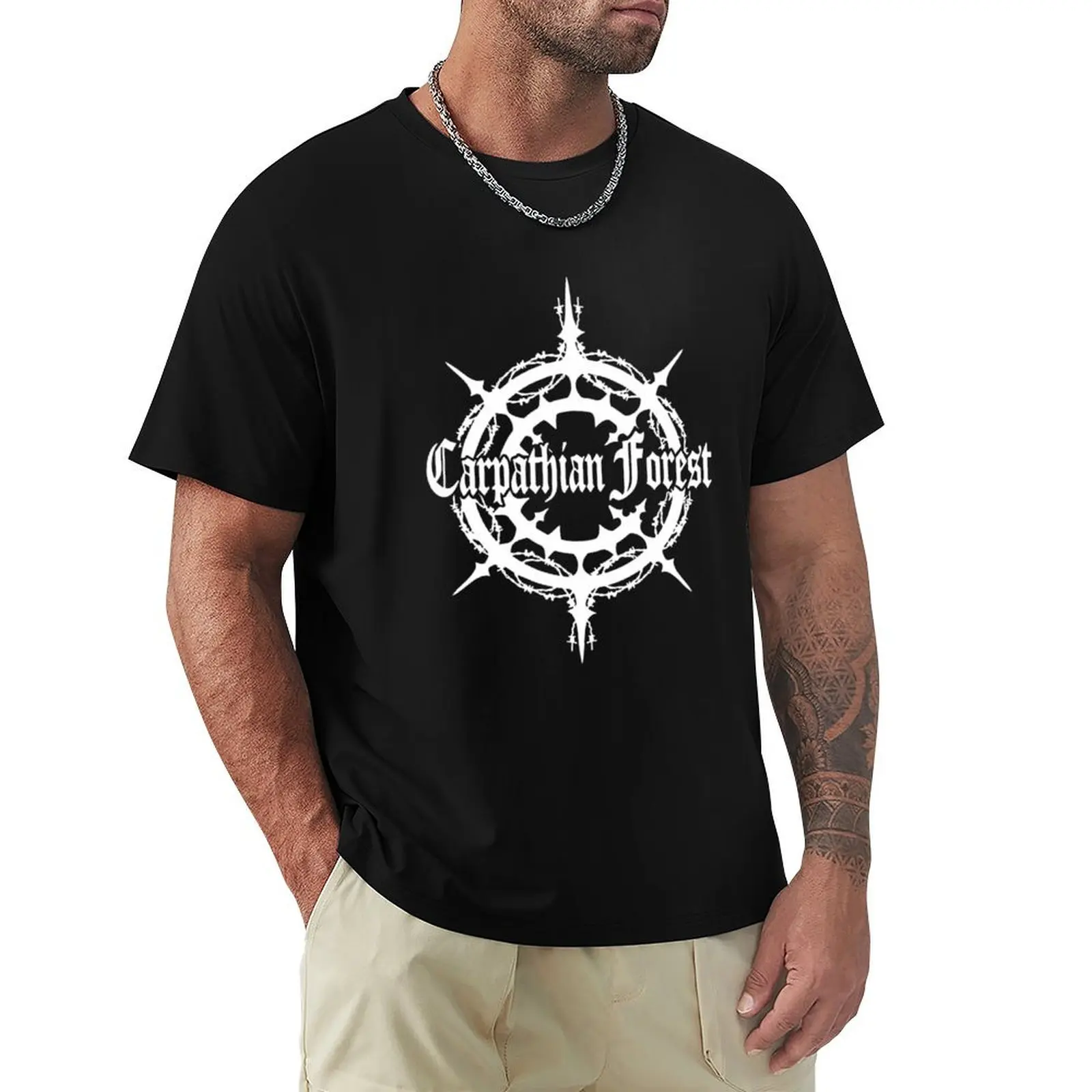 

Carpathian Forest Band Fan Made Logo T-Shirt vintage anime shirt Blouse plus size men clothing