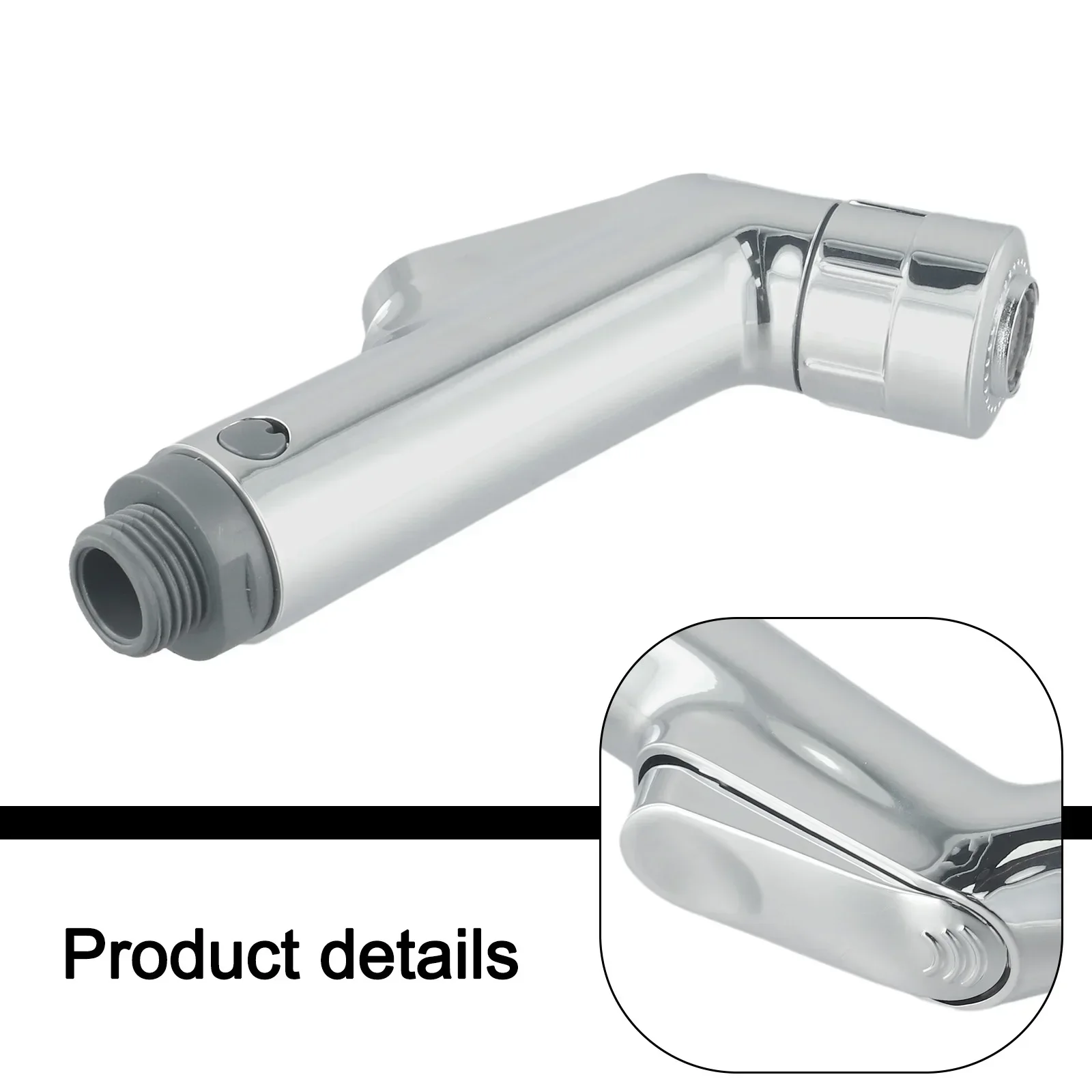

Насадка для полоскания 15x7 см для чистки ванной комнаты, простая установка, распылитель для биде, портативный распылитель, удобная обработка