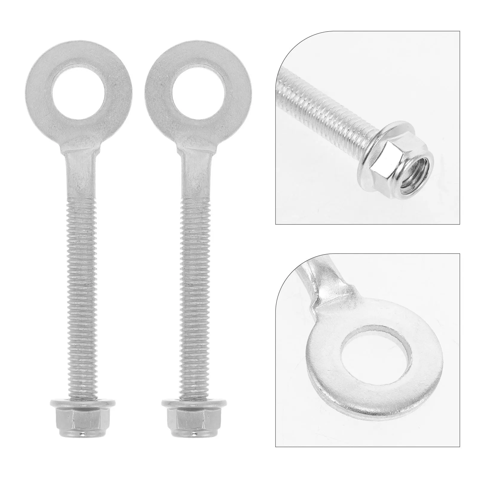 

2Pcs Motorcycle Chain Tension Adjuster - Heavy Duty Metal Atv Chain Tightener for Sand Dune Quad and Off-Road Riding