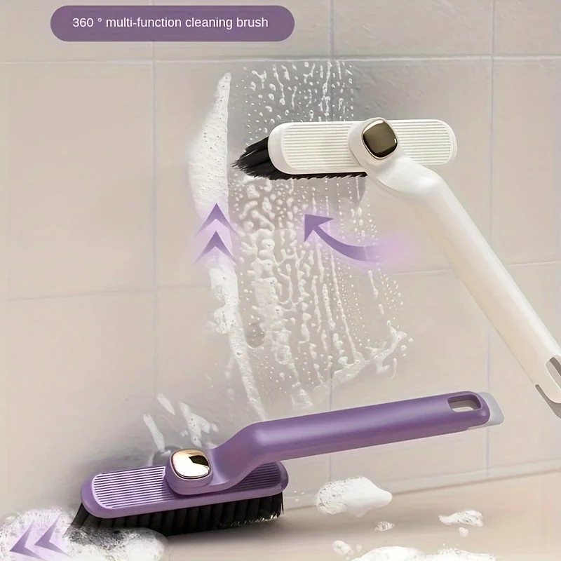 1PC Cleaning Brush Multifunctional 360-degree Rotating Gap Cleaning Brush Bathroom and Kitchen Tile Floor Scrubber Accessories