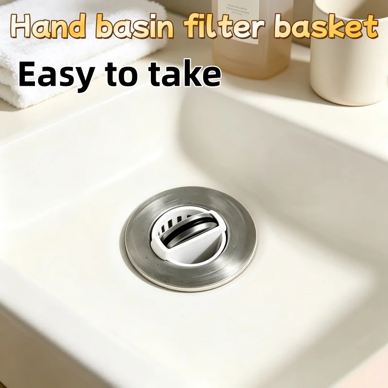 5Pcs Wash Basin Sink Filter Drain Hair Catcher Bathroom Sewer Drain Trap Anti-clog Sink Stopper
