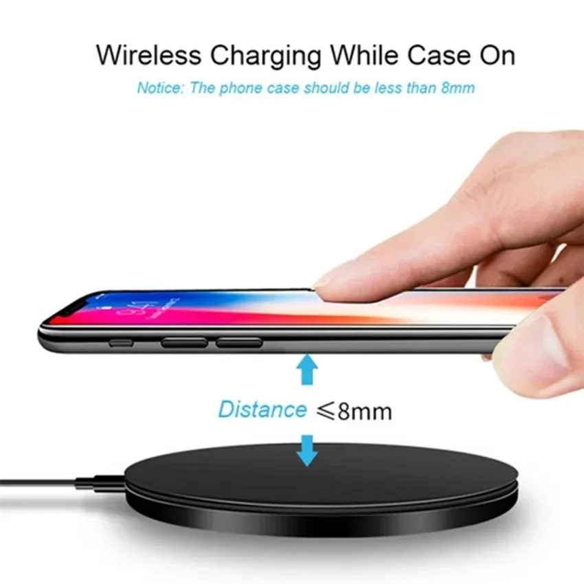 60W Wireless Charger Pad for iPhone 14 13 12 11 Pro Max X Samsung Xiaomi Huawei QC Power Bank Fast Charging Dock Station