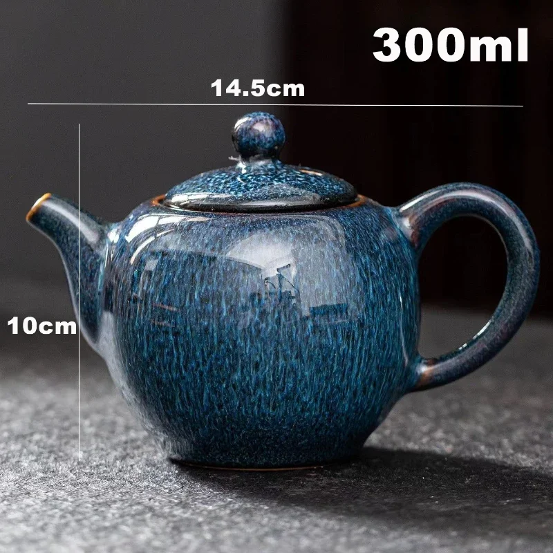 Exquisite Starry Glaze Ceramic Pu\'er Teapot Pot for Tea Cup Chinese Tea Set and Coffee Gaiwan Yixing Teapots Heated Kettle Puer