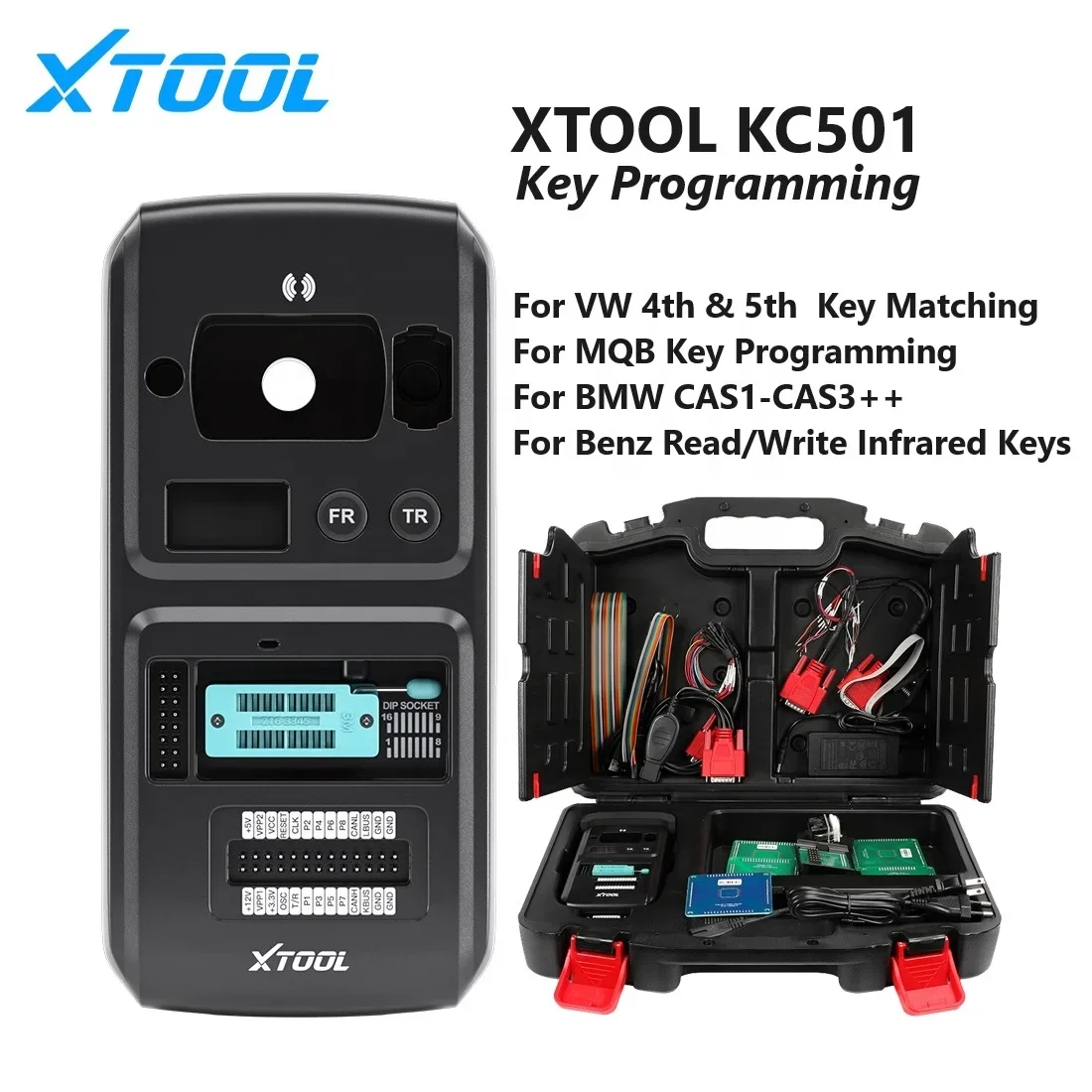 KC501 KC100 SK1 KS01 M822 Adapter Professional Key Programming AIl Key Lost Work On X100 MAX X100 PAD3 Auto Key Programmer