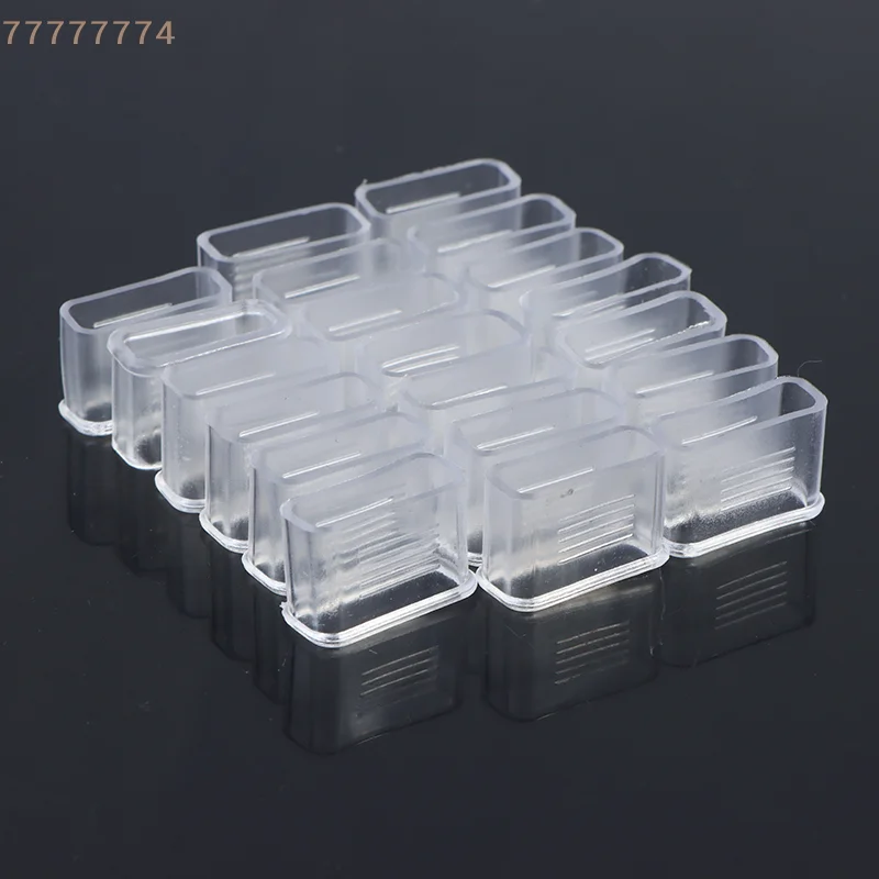 20pcs Transparent Referee Whistle Covers Cushioned Mouth Grip Soccer Protective Accessories for Officials