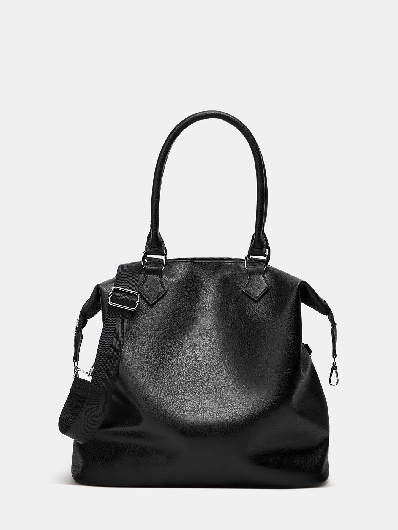 

Модная однотонная универсальная женская сумка-тоут большой вместимости в новом стиле