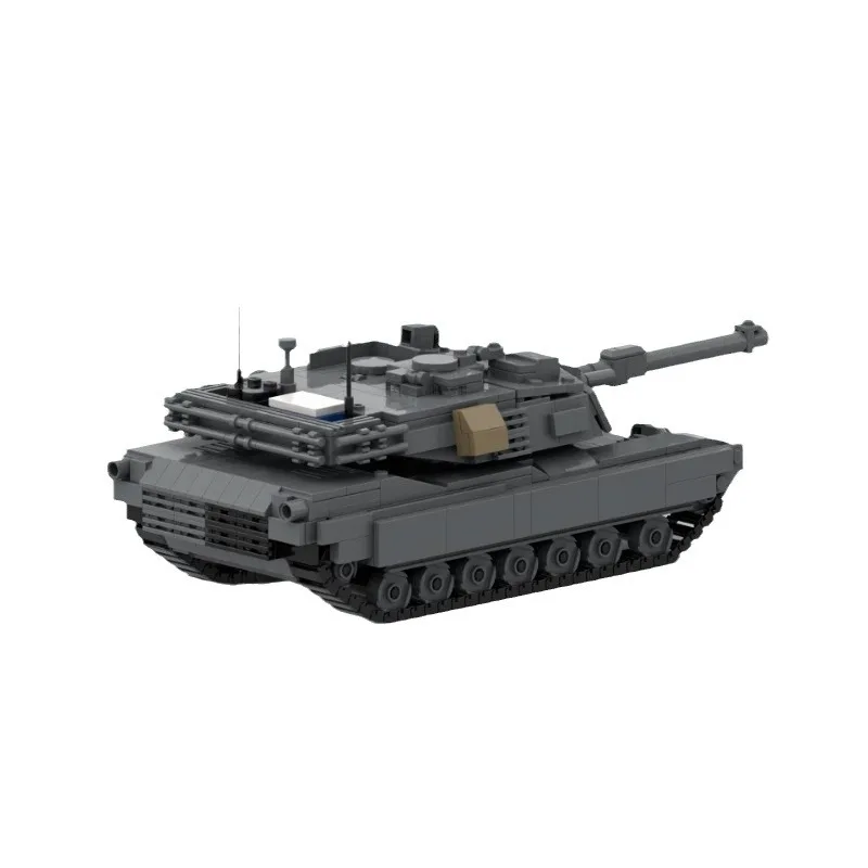 WW2 M1A2 Heavy Tanks Army Main Battle Tank Military M1A2 Building Blocks Bricks Model Kids Children Toys Adults Gifts