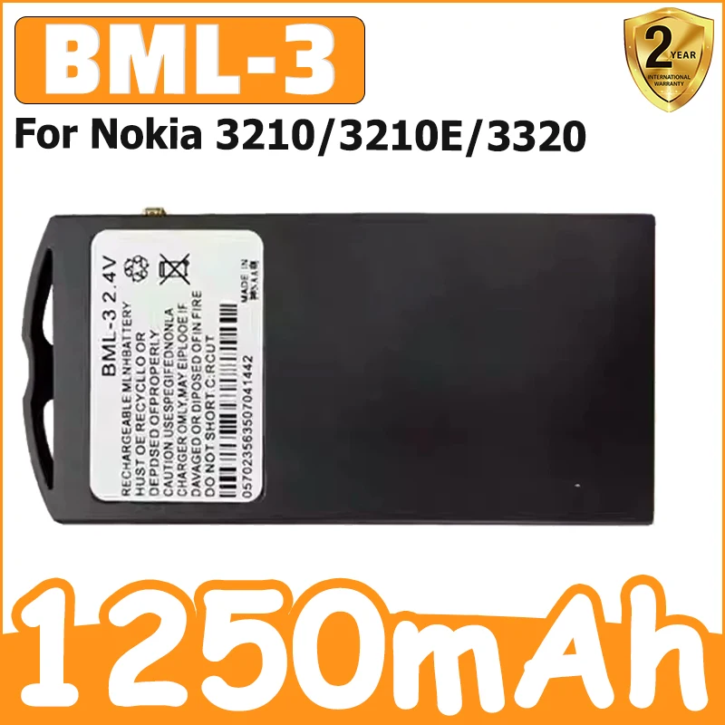 New High-Quality Battery  2.4V BML-3 for Nokia 3210/3210E/3320 Phone Battery
