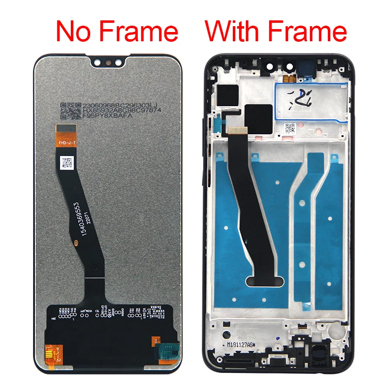 6.5'' AMOLED For Huawei Y9 2019 LCD JKM-LX1 LX2 LX3 AL00a Touch Screen Digitizer Assembly Replacement For Enjoy 9 Plus Display