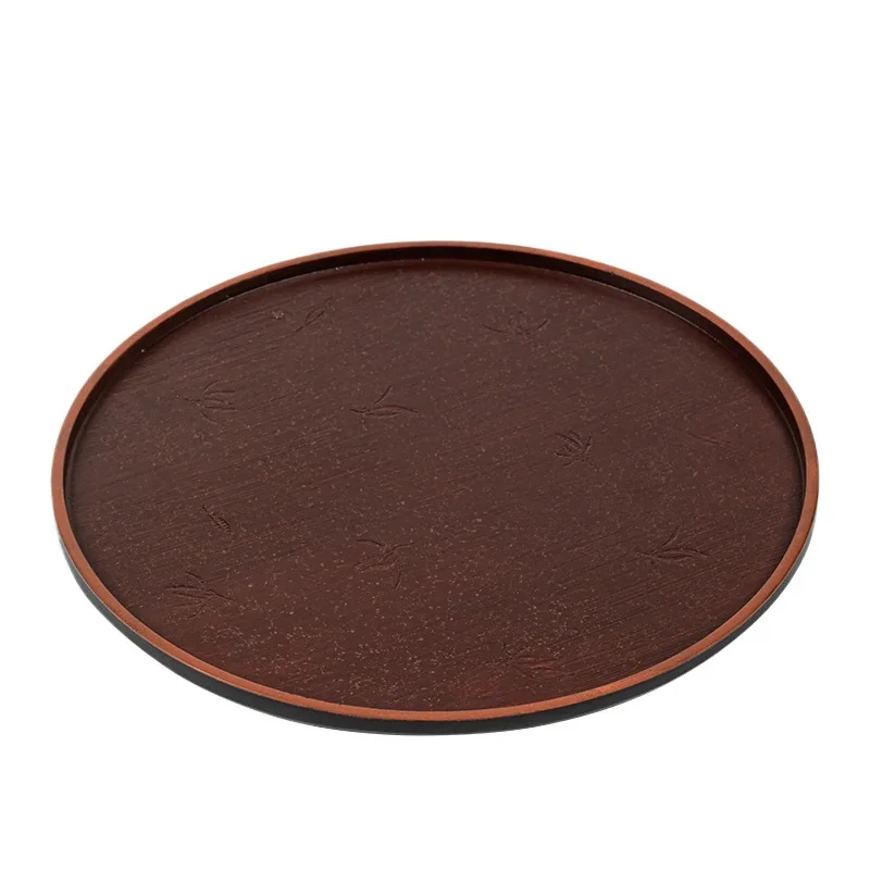 

Bamboo small tray pot bearing dry brewing table household hotel teacup tea set storage tray teapot holder tea