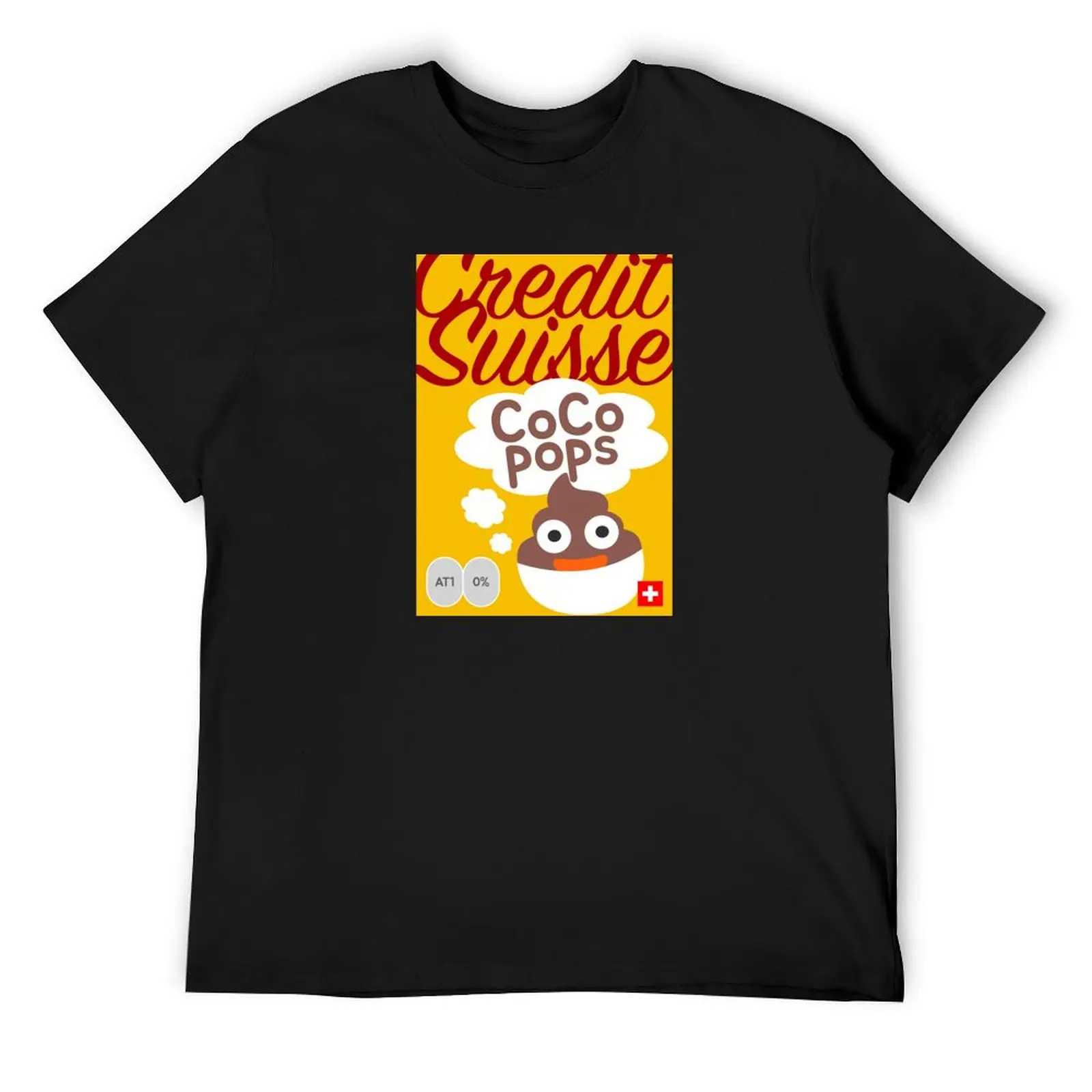 Футболка Credit Suisse CoCo Pops, модные рубашки, мужская футболка, милая одежда, мужская одежда