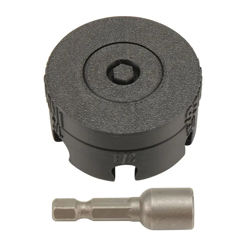 A27F-Nuts Remover Bolt Extractor Tool, Drill Attachment For Conduit Racks, Strut Systems, Hex Shank Nut Driver