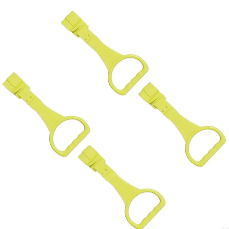 H55B 4 قطع من حلقات مساعدة الحركة لحديثي الولادة أثناء الوقوف وممارسة عدم الانزلاق لتنمية مهارات المشي المبكر