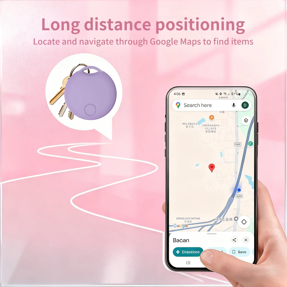جهاز تعقب لمسافات طويلة ما وراء جهاز تحديد المواقع بتقنية البلوتوث لنظام Android Google Find Hub App العلامة الذكية لهاتف Samsung Xiaomi GMS