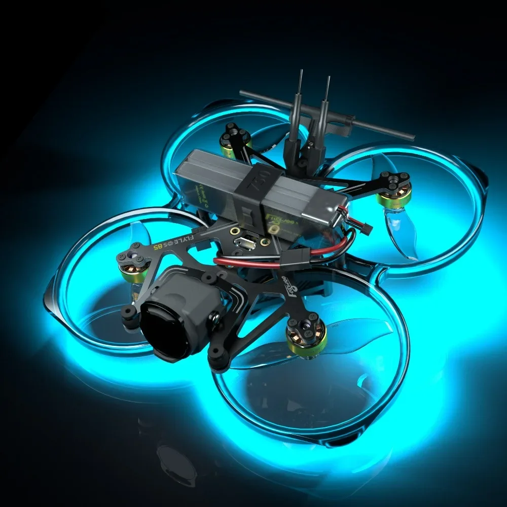 شريط LED FlyLens 85 FPV Drone - 5 ألوان (W/R/G/P/B)، التوصيل والتشغيل (بدون لحام)