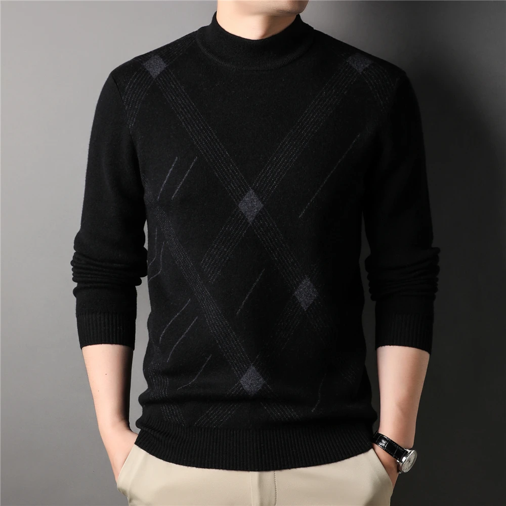 COODRONY Brand Pure Wool Sweater Men Clothing Autumn Winter New Arrival Classic Casual O-Neck Streetwear Pullover Homme Z3060