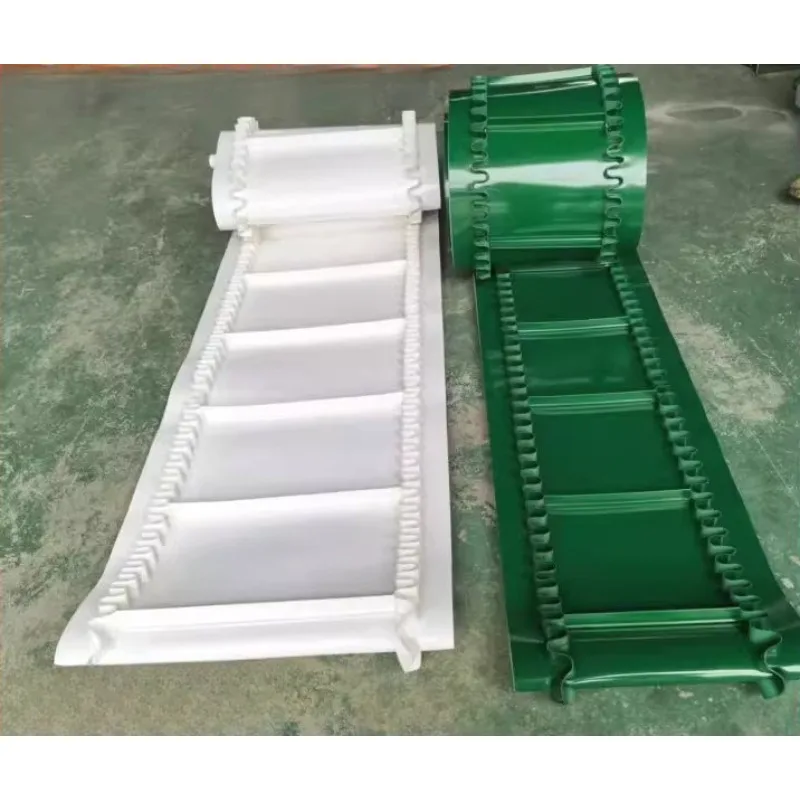 تخصيص PVC الأخضر حزام الغذاء بو الحزام الناقل حزام الصناعية خط التجميع شقة هيل تسلق عدم الانزلاق