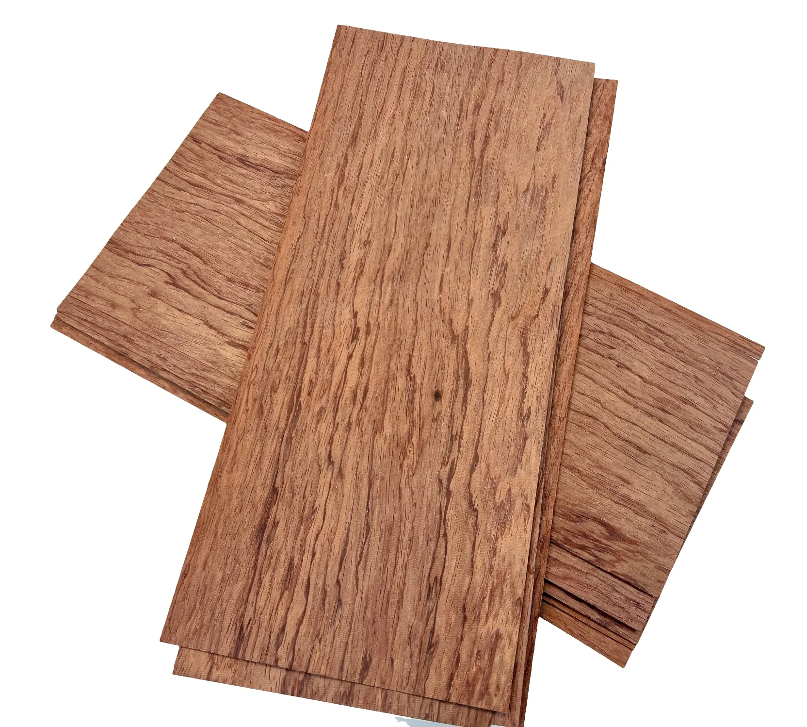 Natural Pear Patterned Thick Veneer, Thin Wood Chips, Audio Furniture Veneer, Thickness 0.5mm, 8 PCs/Lot, Length 300x120mm